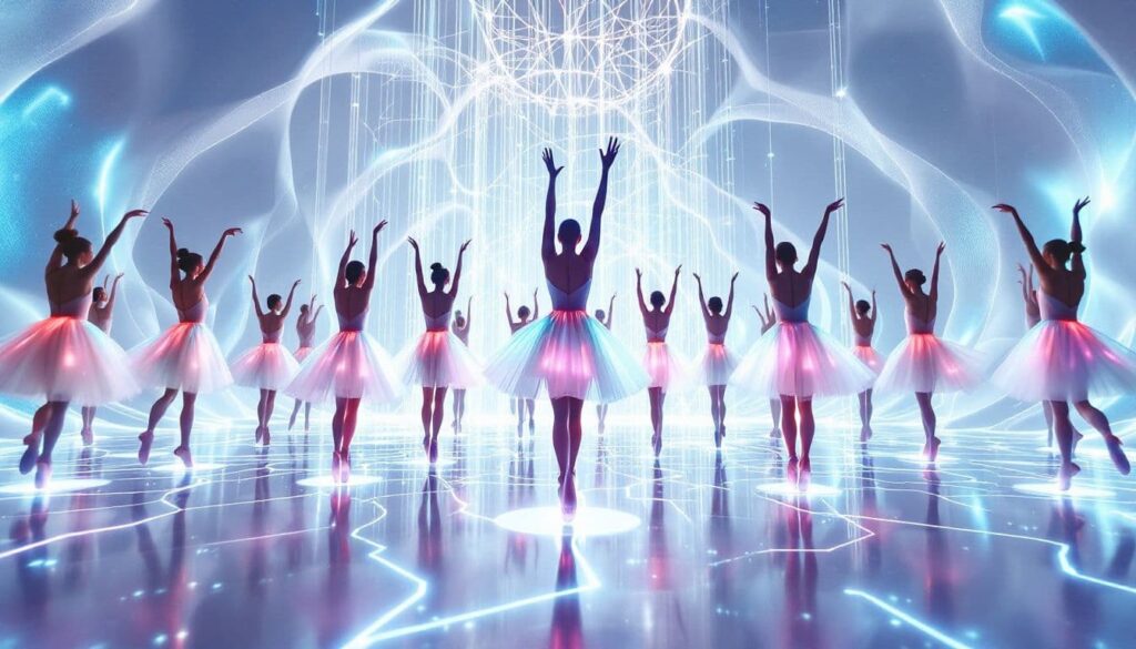 Virtual reality experience in ballet choreography